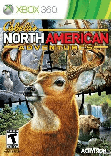Cabela's North American Adventures box art for Xbox 360